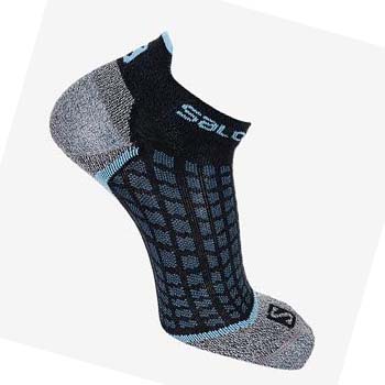 Calcetines Salomon ULTRA LOW Hombre Azules Grises | MX 2945DFM